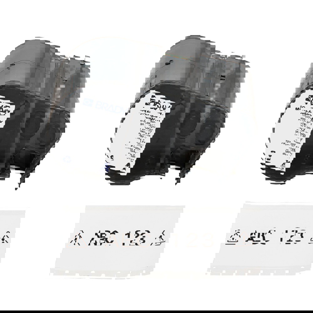 Labels, Ribbons & Tapes; Application: Label Printer Cartridge ; Type: Label Printer Cartridge ; Color Family: White ; Color: Black on White ; For Use With: BMP51; BMP53; M511 ; Number Of Labels: Continous